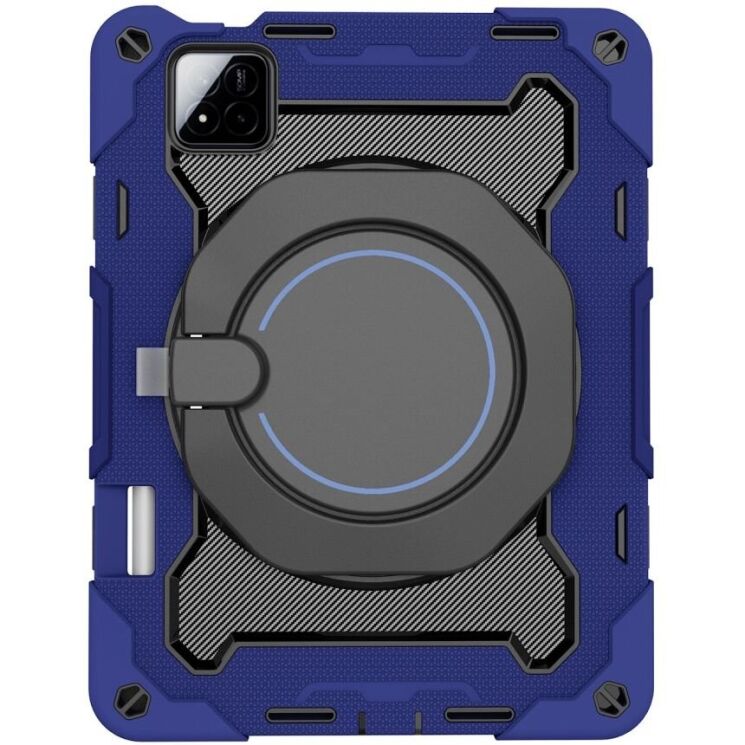 Чохол Deexe Grip Kickstand для Xiaomi Pad 7 / 7 Pro - Navy Blue: фото 4 з 21