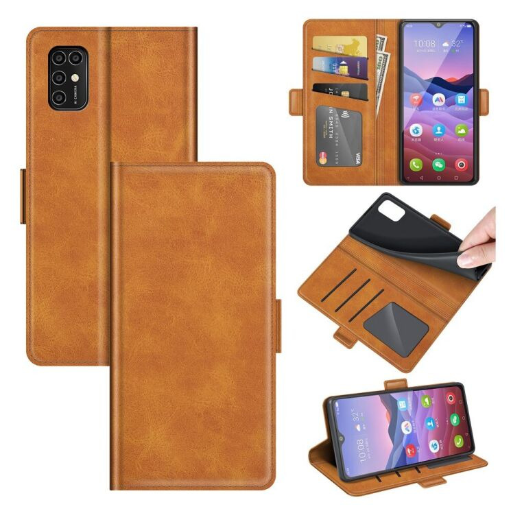 Чохол Deexe Juno Case для ZTE Blade V2020 Smart - Brown: фото 8 з 11