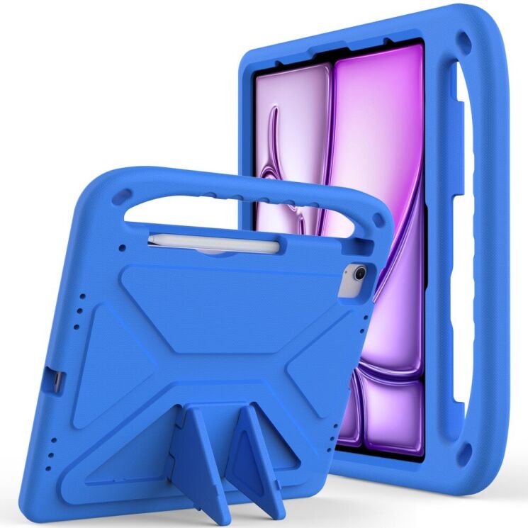 Чехол Deexe KickStand Cover для Apple iPad Pro 13 (2024) / Air 13 (2024) - Blue: фото 1 из 7