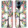 Чехол Deexe Life Style Wallet для Xiaomi Redmi 13C / Poco C65 - Life Tree (342512D)