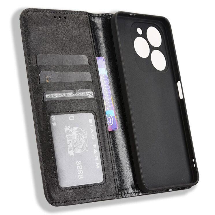 Чохол Deexe Retro Style для Blackview Shark 9 - Black: фото 5 з 7