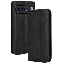 Чехол Deexe Retro Style для Google Pixel 9 Pro - Black: фото 1 из 7