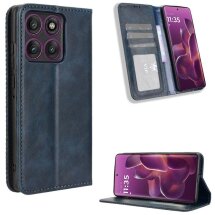 Чохол Deexe Retro Style для Motorola Edge 60 Pro - Blue: фото 1 з 19
