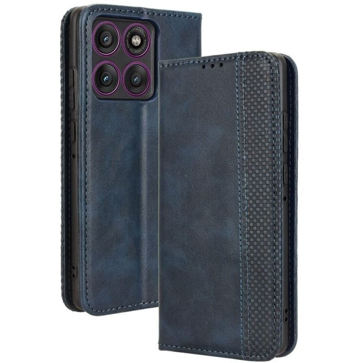 Чохол Deexe Retro Style для Motorola Edge 60 Pro - Blue: фото 8 з 19
