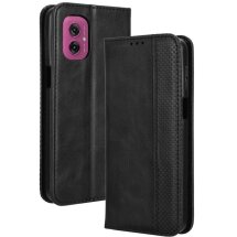 Чехол Deexe Retro Style для Motorola Moto G55 - Black: фото 1 из 7