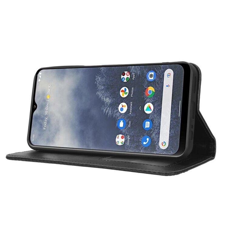Чохол Deexe Retro Style для Nokia G60 - Black: фото 3 з 9