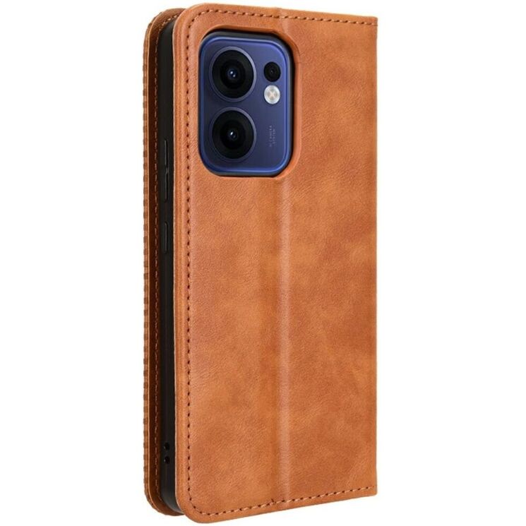Чехол Deexe Retro Style для OPPO Reno 13 F/FS 5G - Brown: фото 6 из 7
