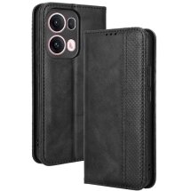 Чехол Deexe Retro Style для OPPO Reno 13 Pro 5G - Black: фото 1 из 7