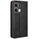 Чохол Deexe Retro Style для OPPO Reno 13 Pro 5G - Black (376701B). Фото 6 з 7