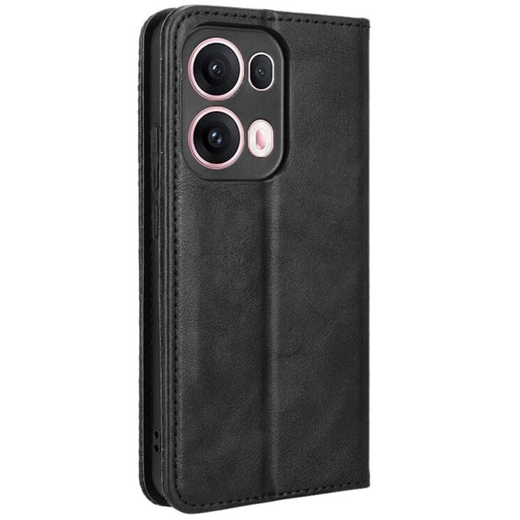 Чохол Deexe Retro Style для OPPO Reno 13 Pro 5G - Black: фото 6 з 7