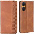 Чехол Deexe Retro Style для OPPO Reno8 T - Brown (322109Z)