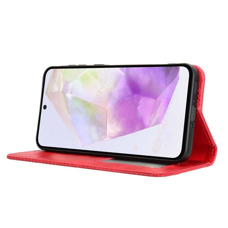 Чехол Deexe Retro Style для Samsung Galaxy A56 (A566) - Red: фото 3 из 7
