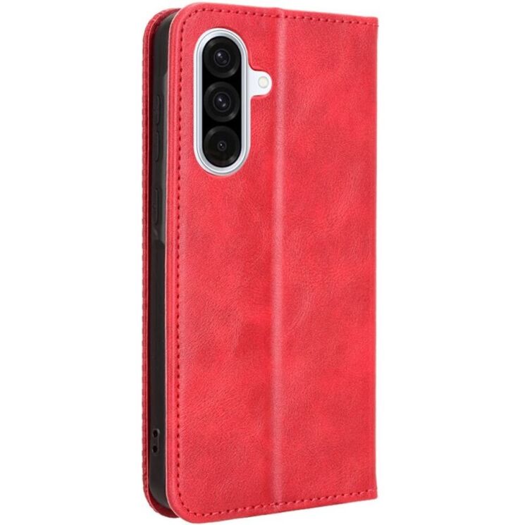 Чехол Deexe Retro Style для Samsung Galaxy A56 (A566) - Red: фото 6 из 7