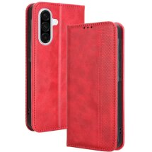 Чехол Deexe Retro Style для Samsung Galaxy A56 (A566) - Red: фото 1 из 7