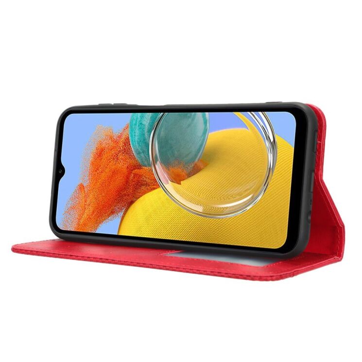 Чехол Deexe Retro Style для Samsung Galaxy M14 (M146) - Red: фото 3 из 8