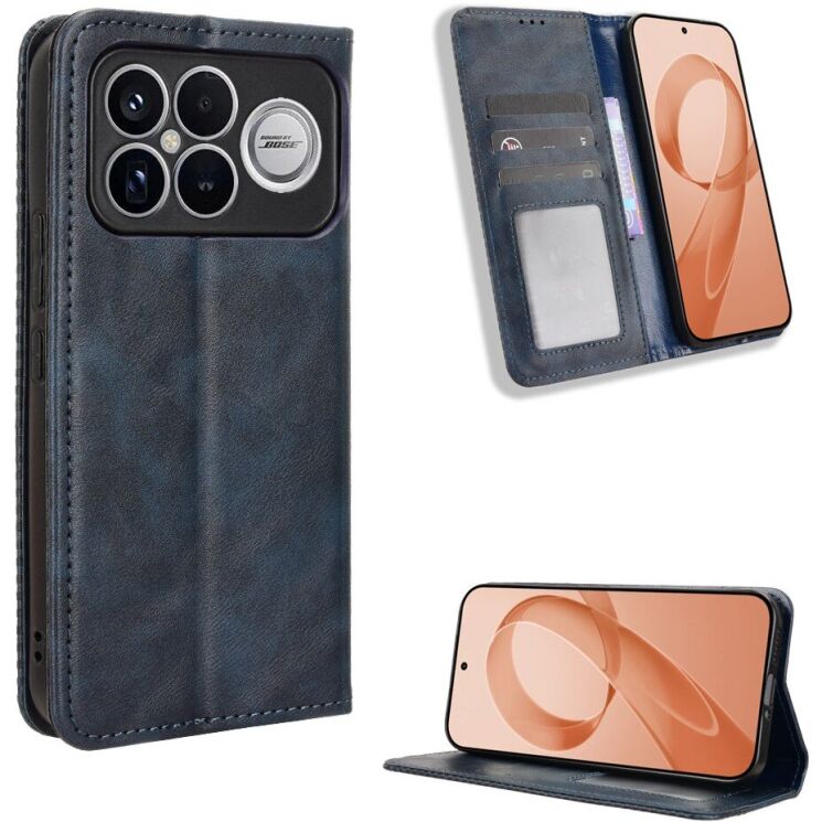 Чехол Deexe Retro Style для Xiaomi Poco F8 Ultra - Blue (403406L) Чехол Deexe Retro Style для Xiaomi Poco F8 Ultra - Blue: фото 2 из 19