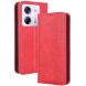 Чехол Deexe Retro Style для Xiaomi Poco M7 Pro - Red (374409R). Фото 1 из 7