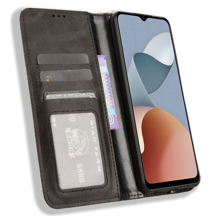 Чохол Deexe Retro Style для ZTE Blade A34 - Black: фото 2 з 7