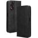 Чохол Deexe Retro Style для ZTE Blade A34 - Black (366142B). Фото 1 з 7