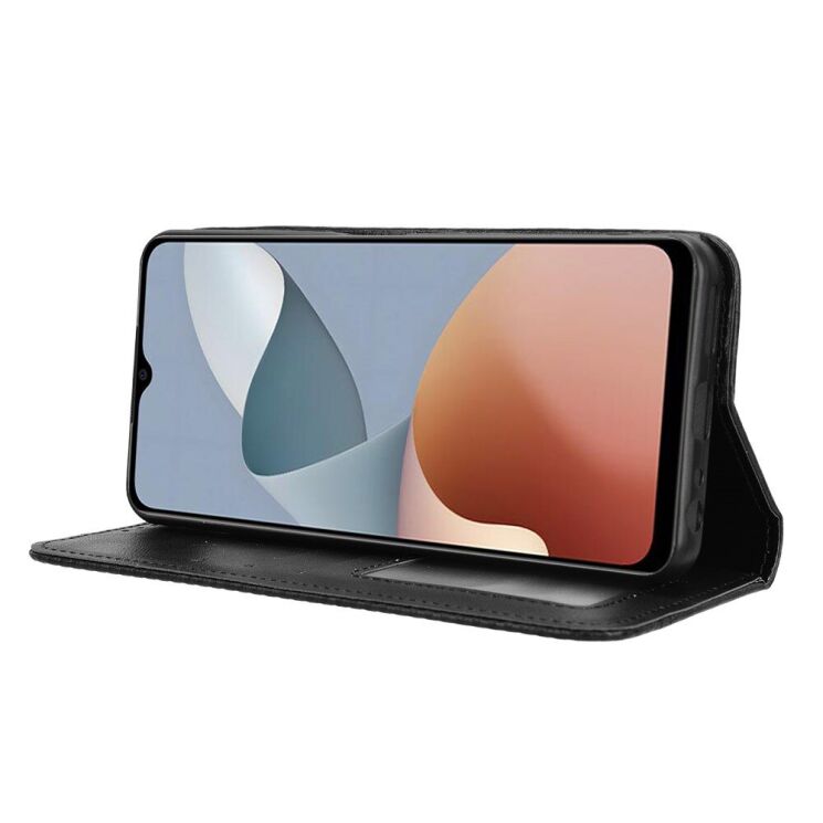 Чохол Deexe Retro Style для ZTE Blade A34 - Black: фото 3 з 7