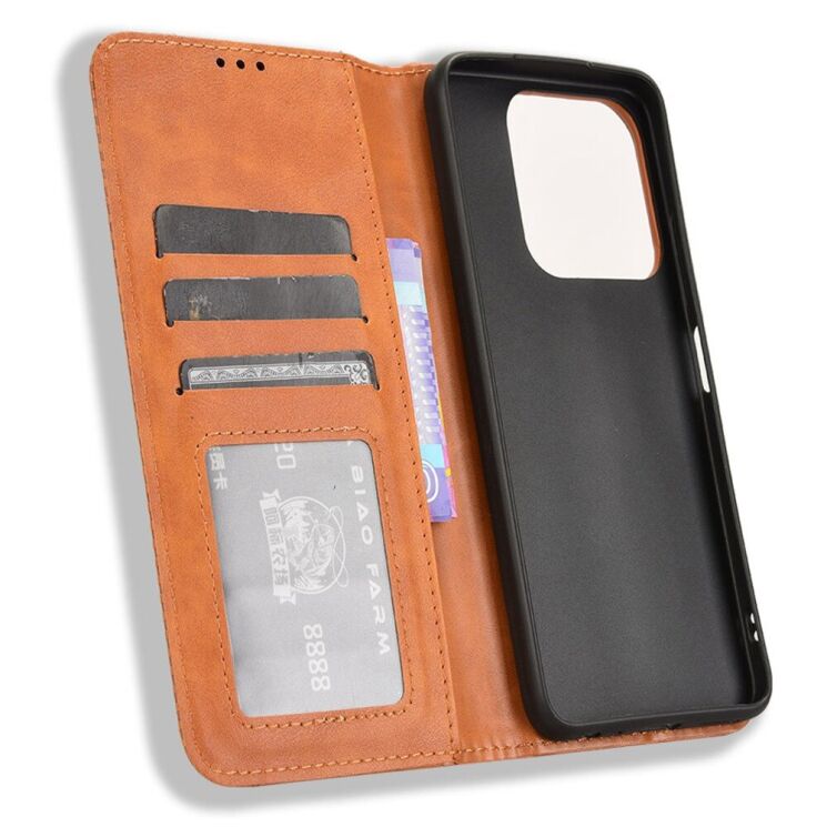 Чохол Deexe Retro Style для ZTE Blade A75 - Brown: фото 4 з 7