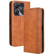 Чохол Deexe Retro Style для ZTE Blade A75 - Brown: фото 1 з 7