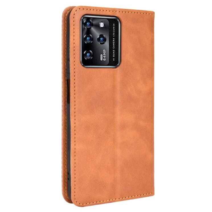 Чехол Deexe Retro Style для ZTE Blade V30 - Brown: фото 3 из 10