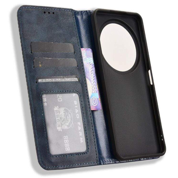 Чехол Deexe Retro Style для ZTE Nubia Focus - Blue: фото 4 из 7