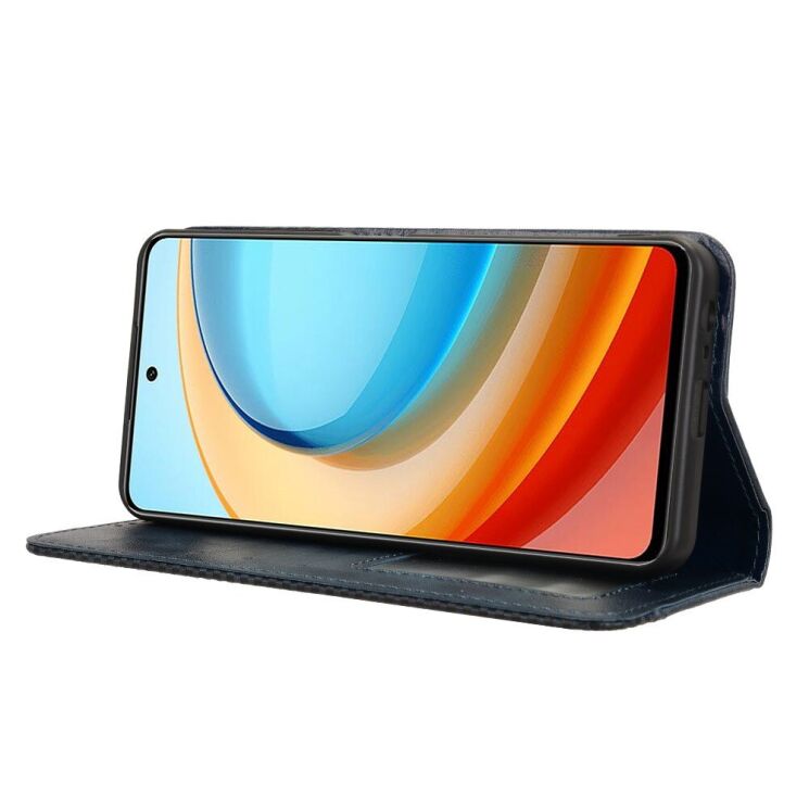 Чехол Deexe Retro Style для ZTE Nubia Focus - Blue: фото 3 из 7
