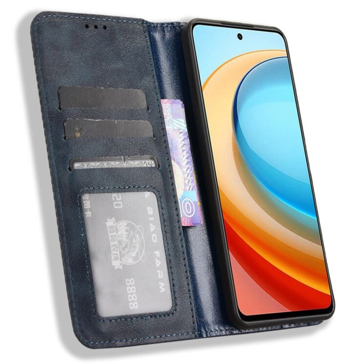 Чехол Deexe Retro Style для ZTE Nubia Focus - Blue: фото 2 из 7