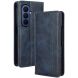 Чехол Deexe Retro Style (FF) для Samsung Galaxy Fold 8 Ultra - Blue (435803L). Фото 1 из 7