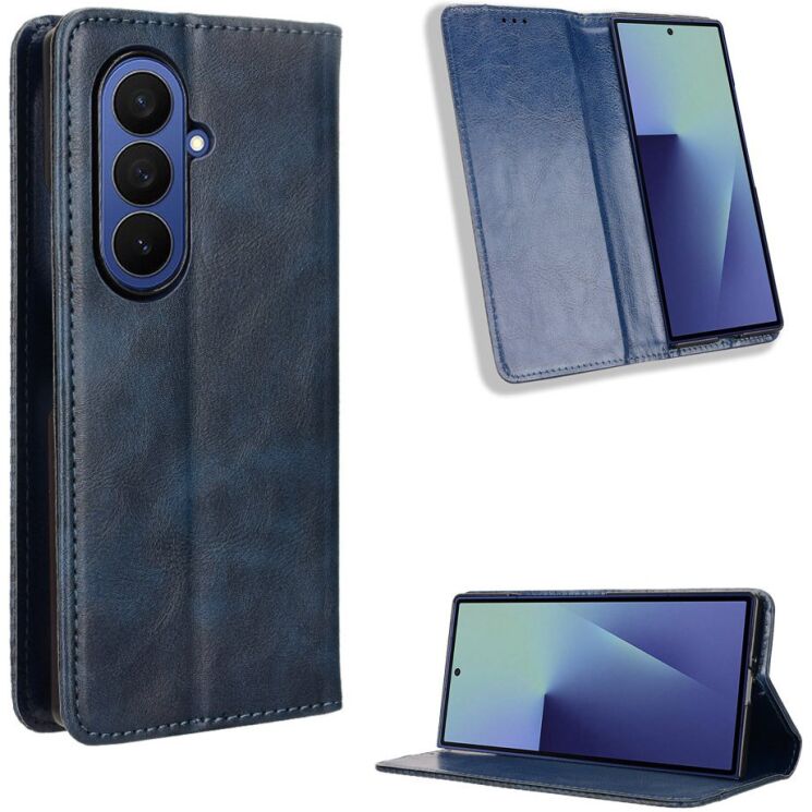 Чехол Deexe Retro Style (FF) для Samsung Galaxy Fold 8 Ultra - Blue: фото 5 из 7