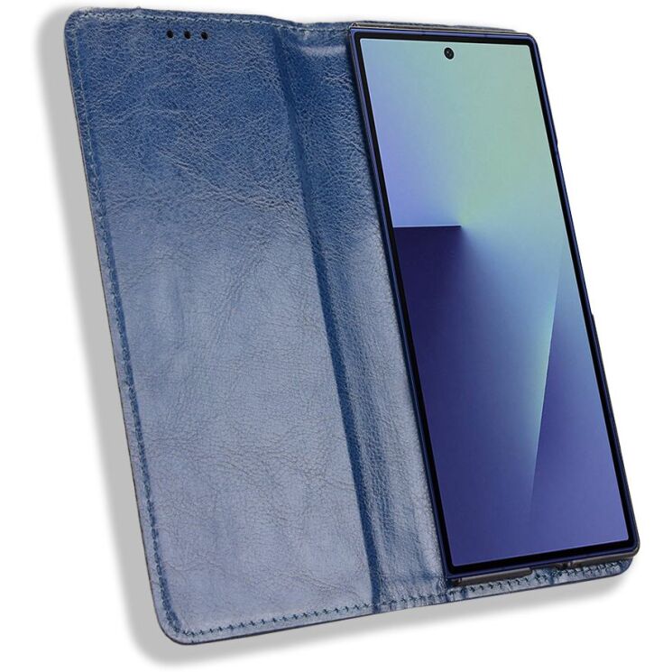 Чехол Deexe Retro Style (FF) для Samsung Galaxy Fold 8 Ultra - Blue: фото 2 из 7