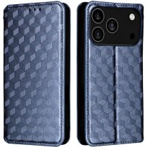Чохол Deexe Rhombus Book для iPhone 18 Pro / 17 Pro - Blue: фото 1 з 10