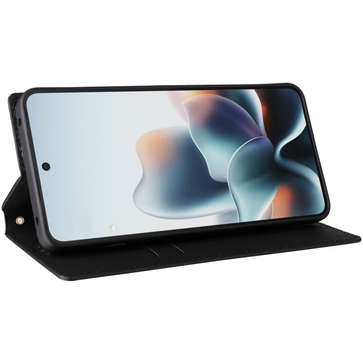 Чохол Deexe Rhombus Book для Motorola Edge 70 Max - Black (435513B) Чохол Deexe Rhombus Book для Motorola Edge 70 Max - Black: фото 4 з 7
