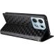 Чохол Deexe Rhombus Book для Motorola Edge 70 Max - Black (435513B). Фото 3 з 7