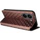 Чохол Deexe Rhombus Book для Xiaomi Poco X8 Pro - Brown (409002Z). Фото 5 з 9