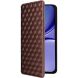 Чохол Deexe Rhombus Book для Xiaomi Poco X8 Pro - Brown (409002Z). Фото 6 з 9