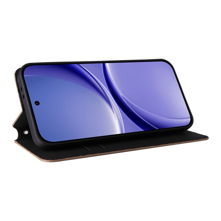 Чохол Deexe Rhombus Book для Xiaomi Poco X8 Pro - Brown: фото 4 з 9