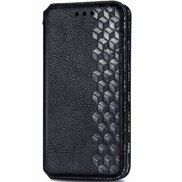 Чехол Deexe Rhombus Wallet для Motorola Edge 50 Neo - Black: фото 4 из 10