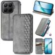 Чехол Deexe Rhombus Wallet для Xiaomi 17T - Grey (408822H)