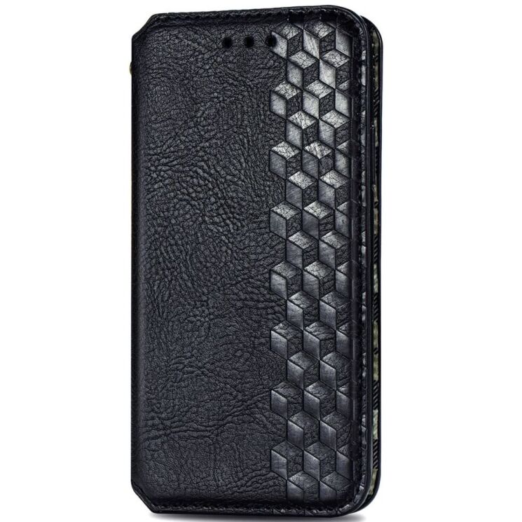 Чехол Deexe Rhombus Wallet для Xiaomi Poco F6 - Black: фото 4 из 9