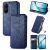 Чехол Deexe Rhombus Wallet для Xiaomi Poco X7 Pro - Blue: фото 1 из 10