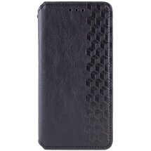 Чехол Deexe Rhombus Wallet для Xiaomi Redmi 14C / Redmi A4 5G / Poco C75 - Black: фото 1 из 4