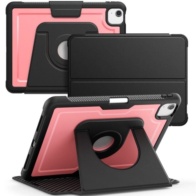 Чехол Deexe Urban Rotary для Apple iPad Air 11 M3/M2 (2025/2024) / Air 4 / 5 10.9 (2020/2022) / Pro 11 (2020/2021/2022) - Pink: фото 1 из 9