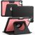 Чехол Deexe Urban Rotary для Apple iPad Air 11 M3/M2 (2025/2024) / Air 4 / 5 10.9 (2020/2022) / Pro 11 (2020/2021/2022) - Pink: фото 1 из 9