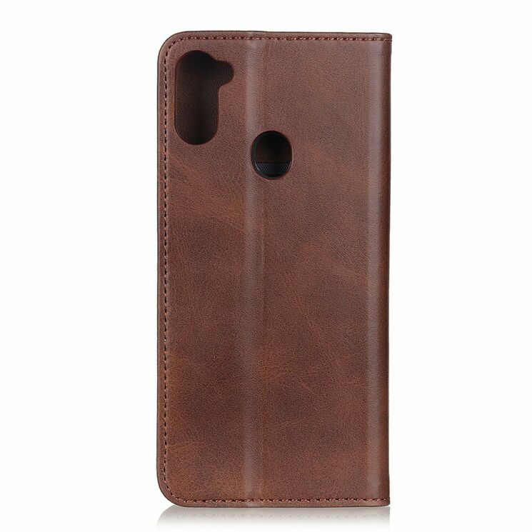 Чехол Deexe Wallet Case для Samsung Galaxy M11 (M115) - Brown: фото 2 из 10