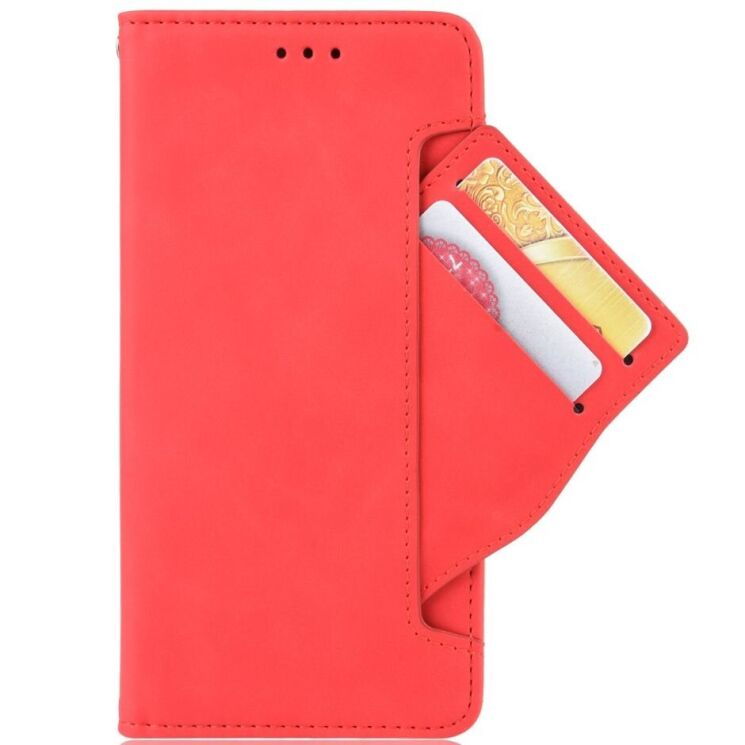 Чехол Deexe Wallet Stand для Apple iPhone 15 - Red: фото 5 из 6