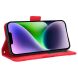 Чехол Deexe Wallet Stand для Apple iPhone 15 - Red (371525R). Фото 3 из 6