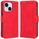 Чехол Deexe Wallet Stand для Apple iPhone 15 - Red (371525R). Фото 1 из 6